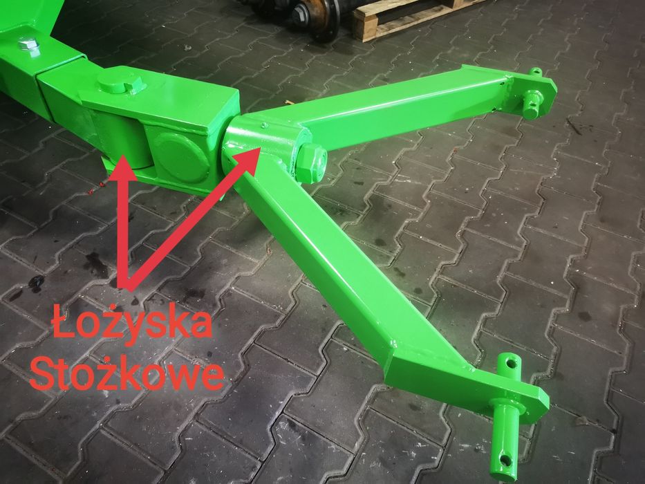 Dyszel skrętny Zaczep kopiujący opryskiwacz platforma sadownicza