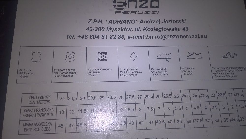 Buty męskie eleganckie skórzane brąz jak nowe