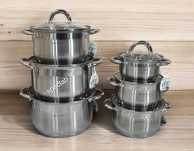 Zestaw garnkow EDELHOFF EH-9099 Gaz, indukcja, halogen, ceramika