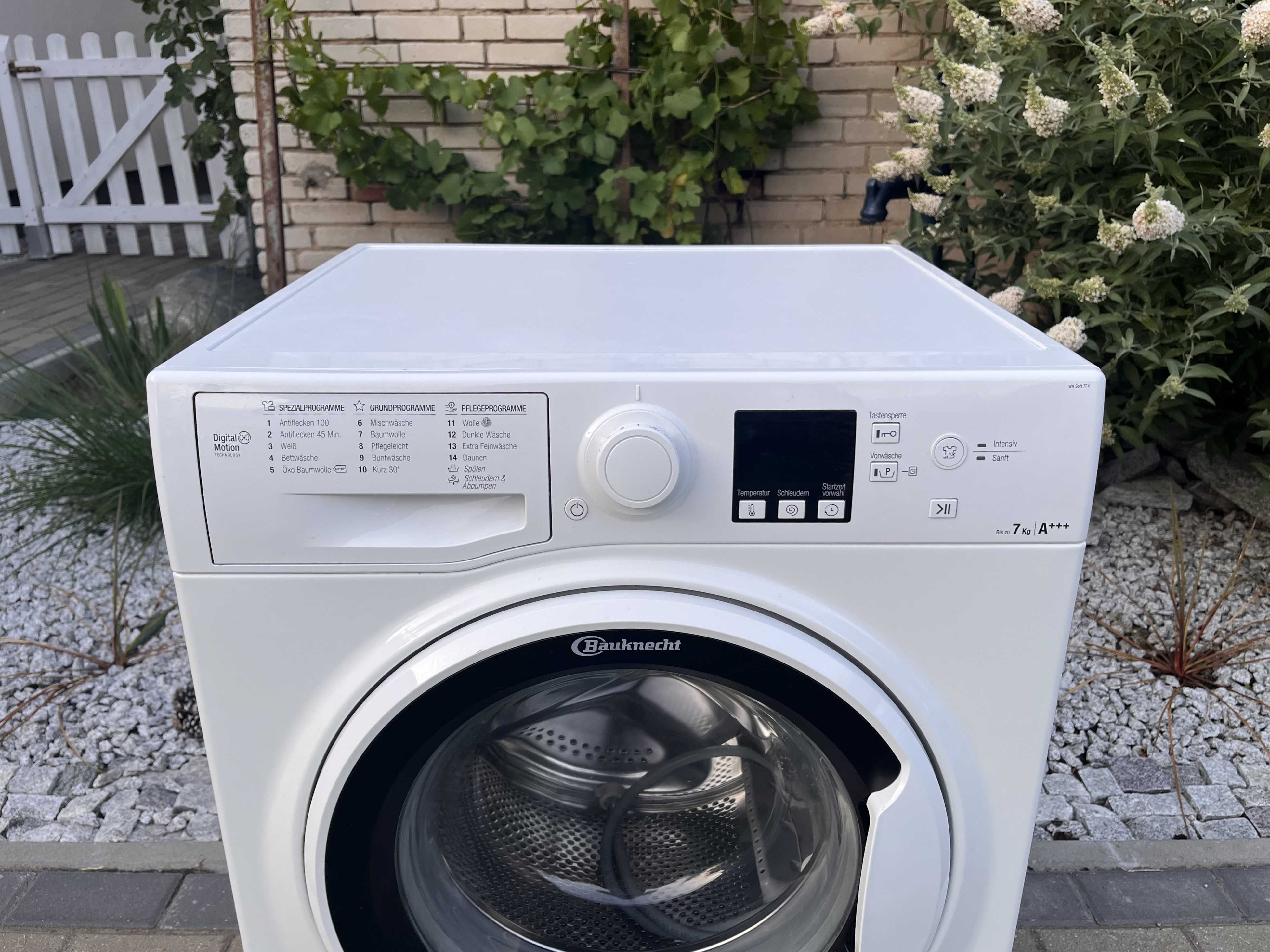 Pralka Bauknecht WA Soft 7F4 -7 KG, 1400 Obr, A+++ - Dowóz, Gwarancja