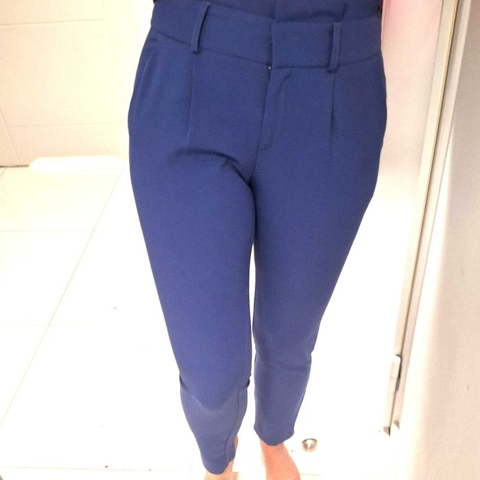 Eleganckie niebieskie spodnie MOHITO r.38 NOWE