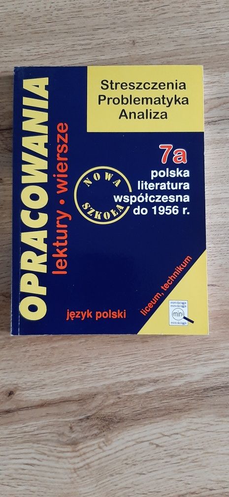 Język polski- opracowania wierszy ,lektur .