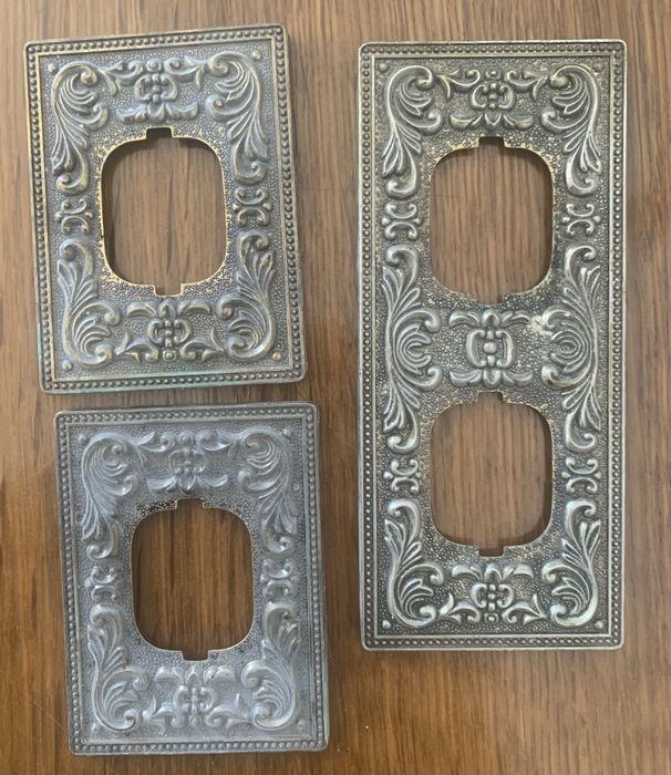 Espelhos de tomadas / interruptores anos 70