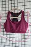 Top sportowy stanik biustonosz fioletowy Forever 21