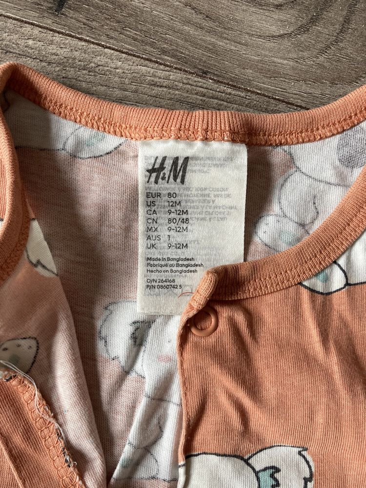 Pizamka H&M rozmiar 80