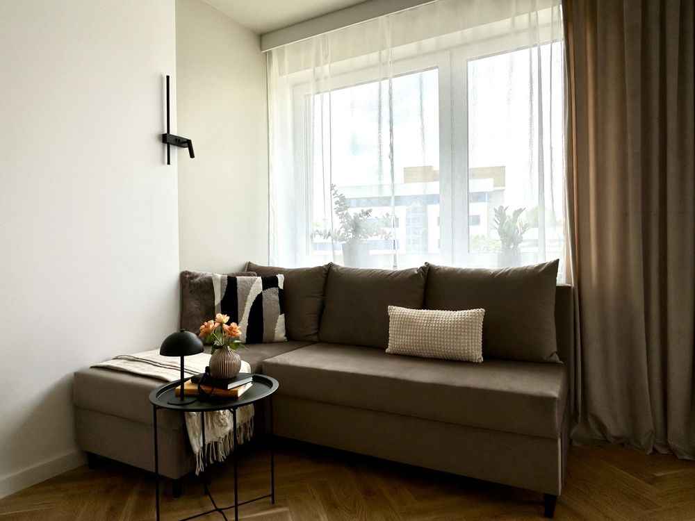 Kawalerka przy SGGW| Nowoczesna| z loggia