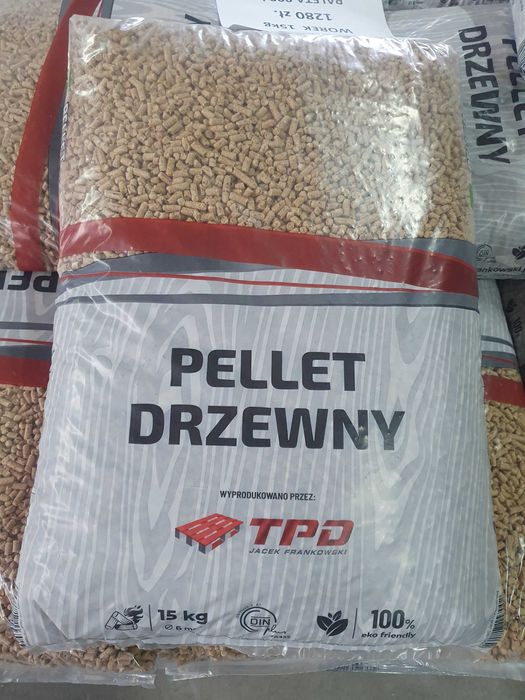 Pellet polski sosna worki po 15kg Super Jakość Premium KLASA A1