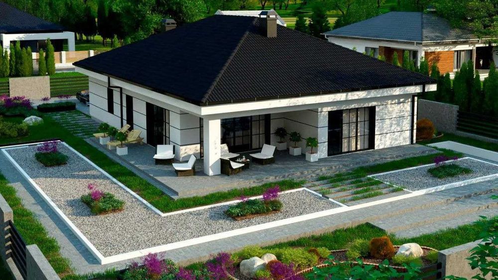 Проєкт будинку ЗА 3 ТИЖНІ. Ескізний проєкт. Послуги архітектора