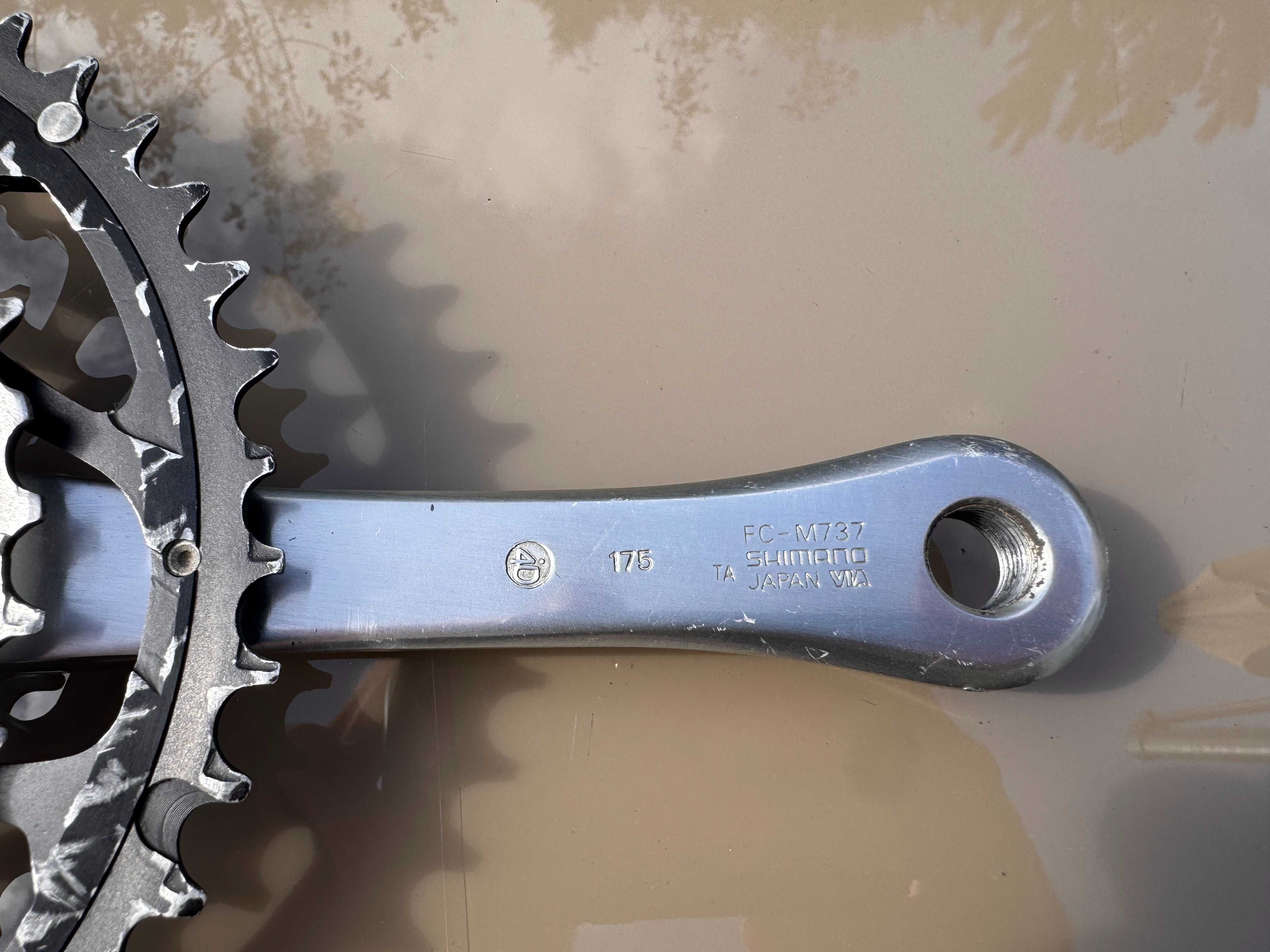Korba Mechanizm Korbowy Shimano Deore XT FC-M737 175mm Retro MTB