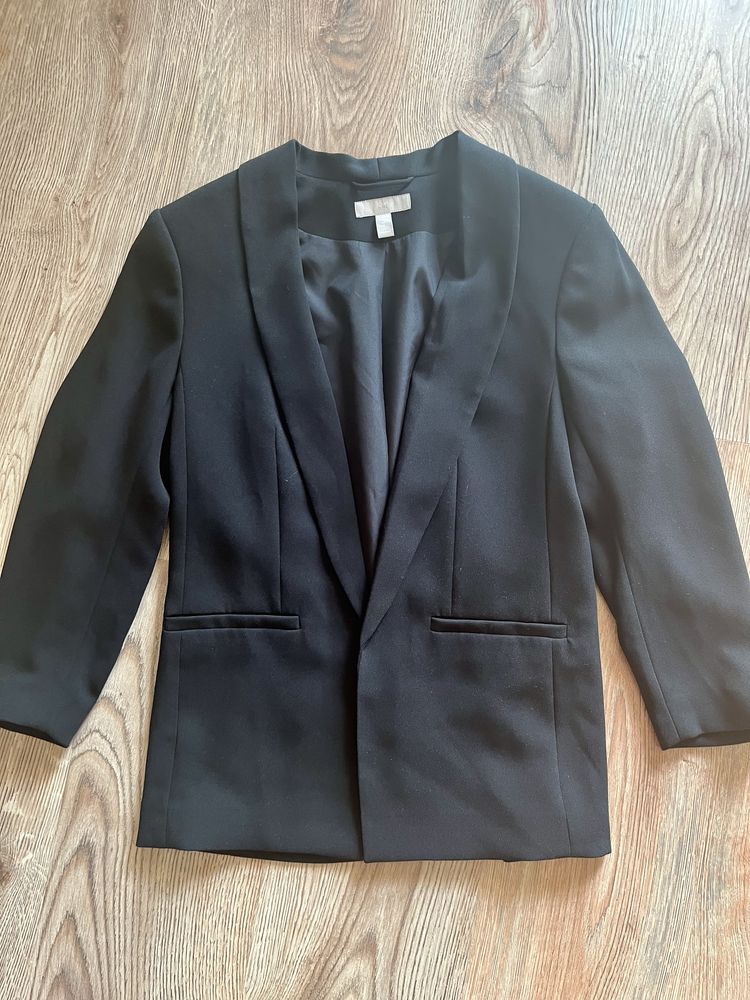 Marynarka żakiet H&M czarna 36/S