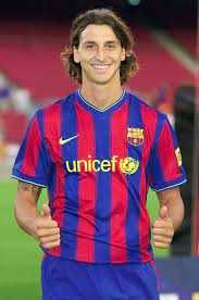 Nowa koszulka FC Barcelona, model retro, 2009/10 #9 Zlatan Ibrahimović