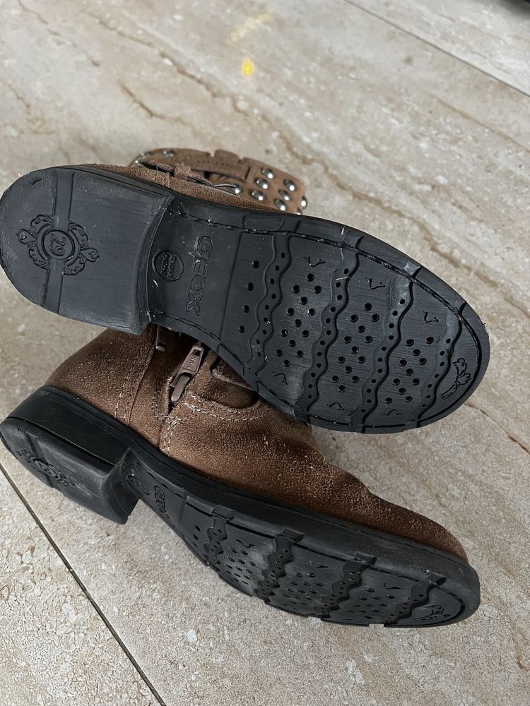 GEOX buty, rozm. 29, dziewczęce buciki, zamsz