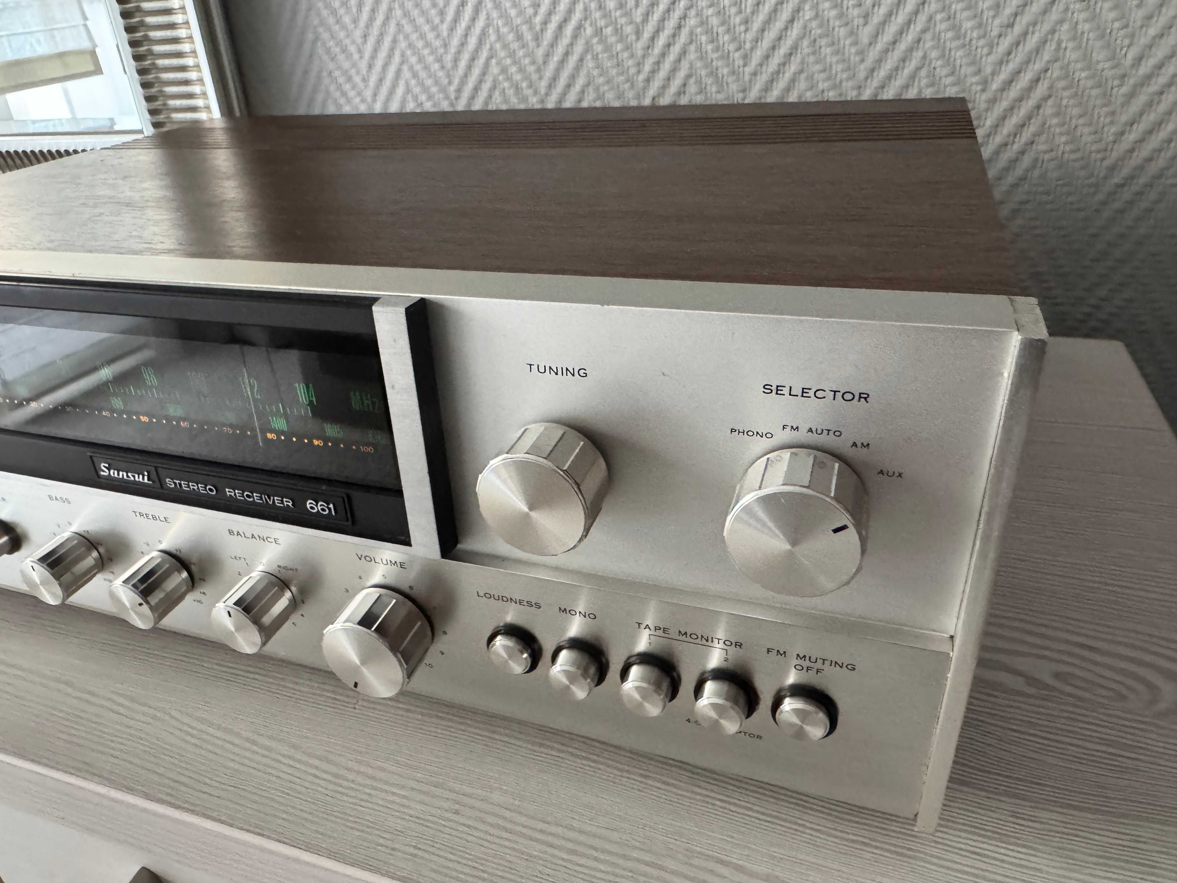 SANSUI 661 Amplituner Top Hi-Fi Stereo