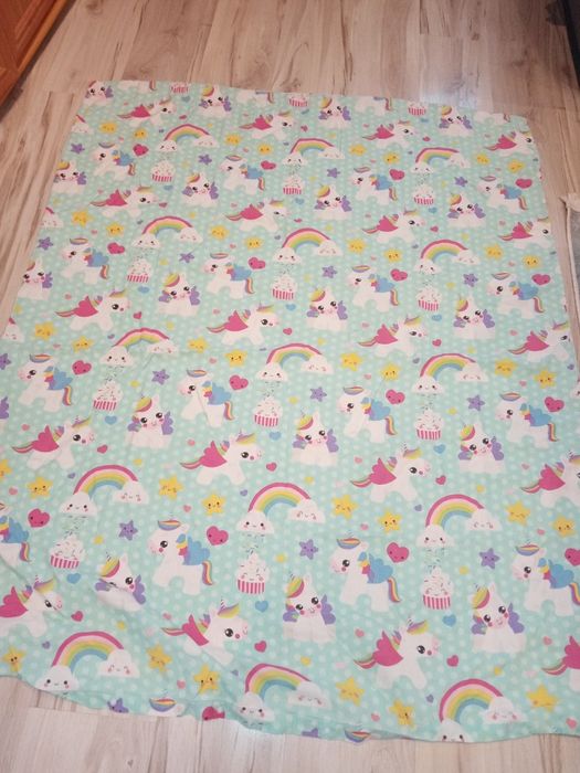 Prześcieradło z gumką jednorożce i poszwa