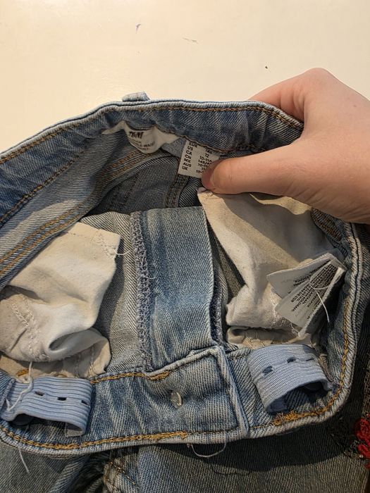 Dziewczence spodnie jeansowe rozmiar 146