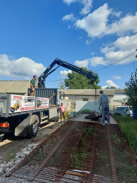 Кран маніпулятор  газоблоки вагончики  битовки лісники підгірці  ходос