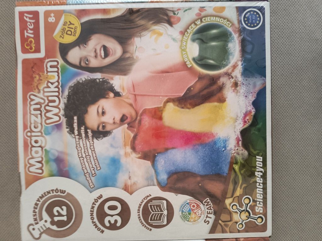 Eksperymenty magiczny wulkan