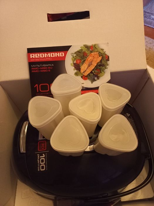 Redmond мультіварка RMC- m90 з ємностями для йогурту тощо