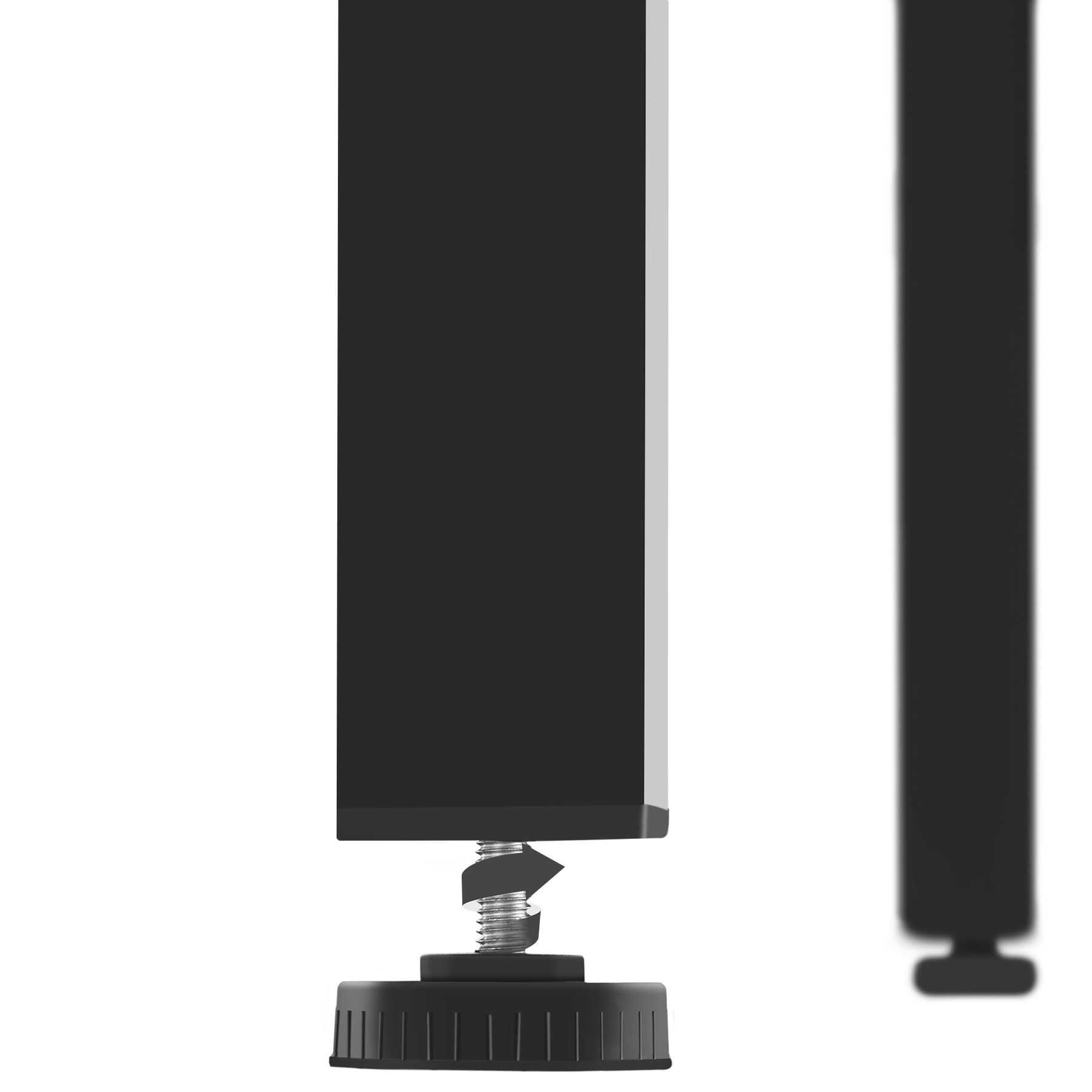Biurko Jenkins industrialny ciemny 100 cm OUTLET