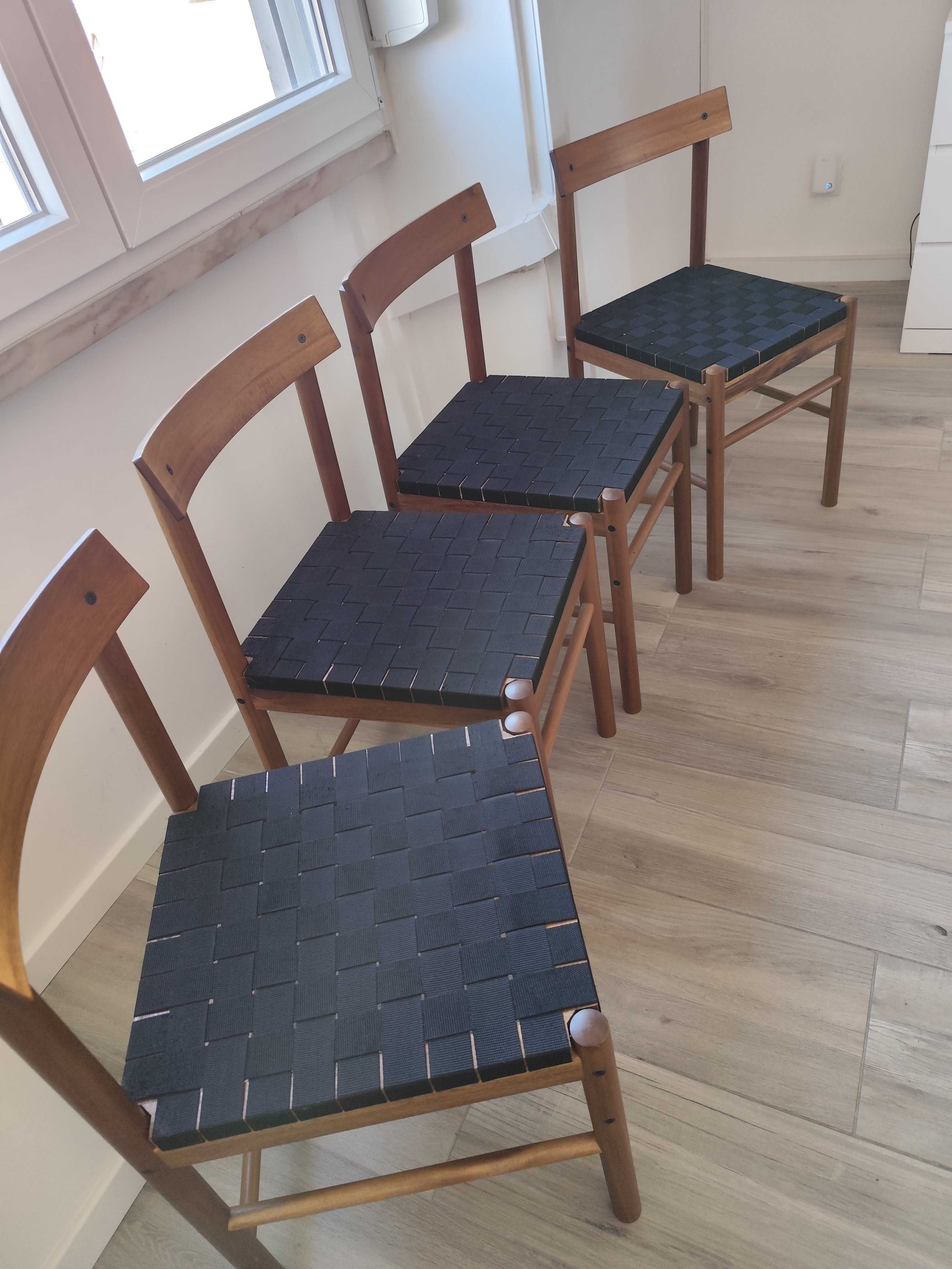 Conjunto de 4 cadeiras IKEA Nackanäs