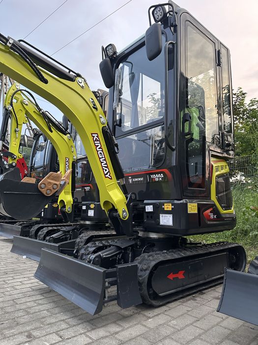 NOWA koparka 1,5 T ST18K 25 KM 3 Łyżki Diesel Ramie skrętne