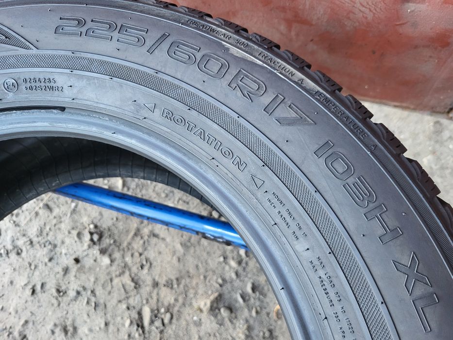 225/60/17 R17 Nokian WR SUV 3 4шт ціна за 1шт шини