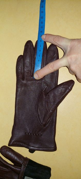 Перчатки кожаные