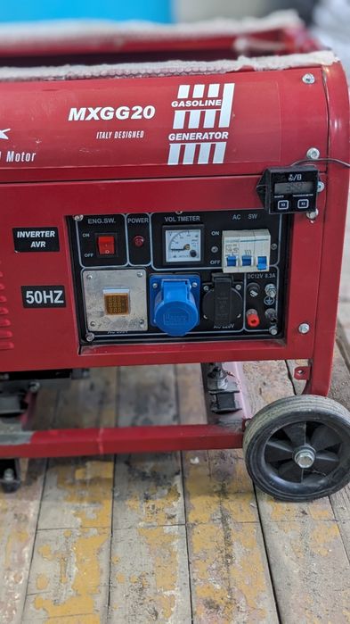 Генератор газ-бензин Max MXGG20 230/380V,  2000Bт