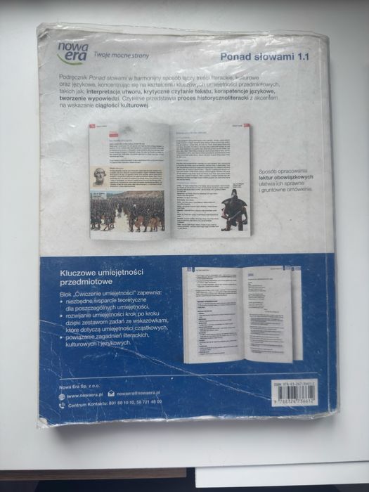 1 klasa Ponad słowami zakres rozszerzony i podstawowy