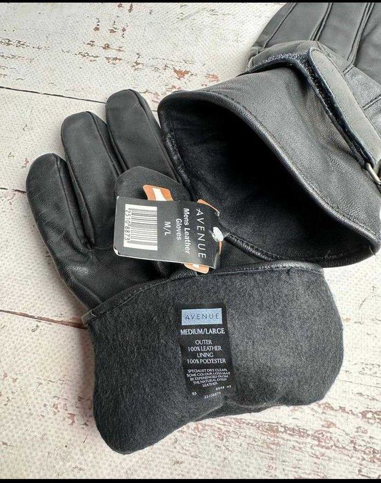 Чоловічі рукавички з 100% шкіри