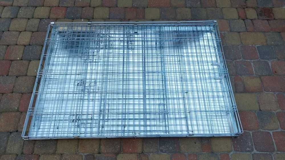 Ocynkowana klatka kennelowa XXL 118x78x84 cm