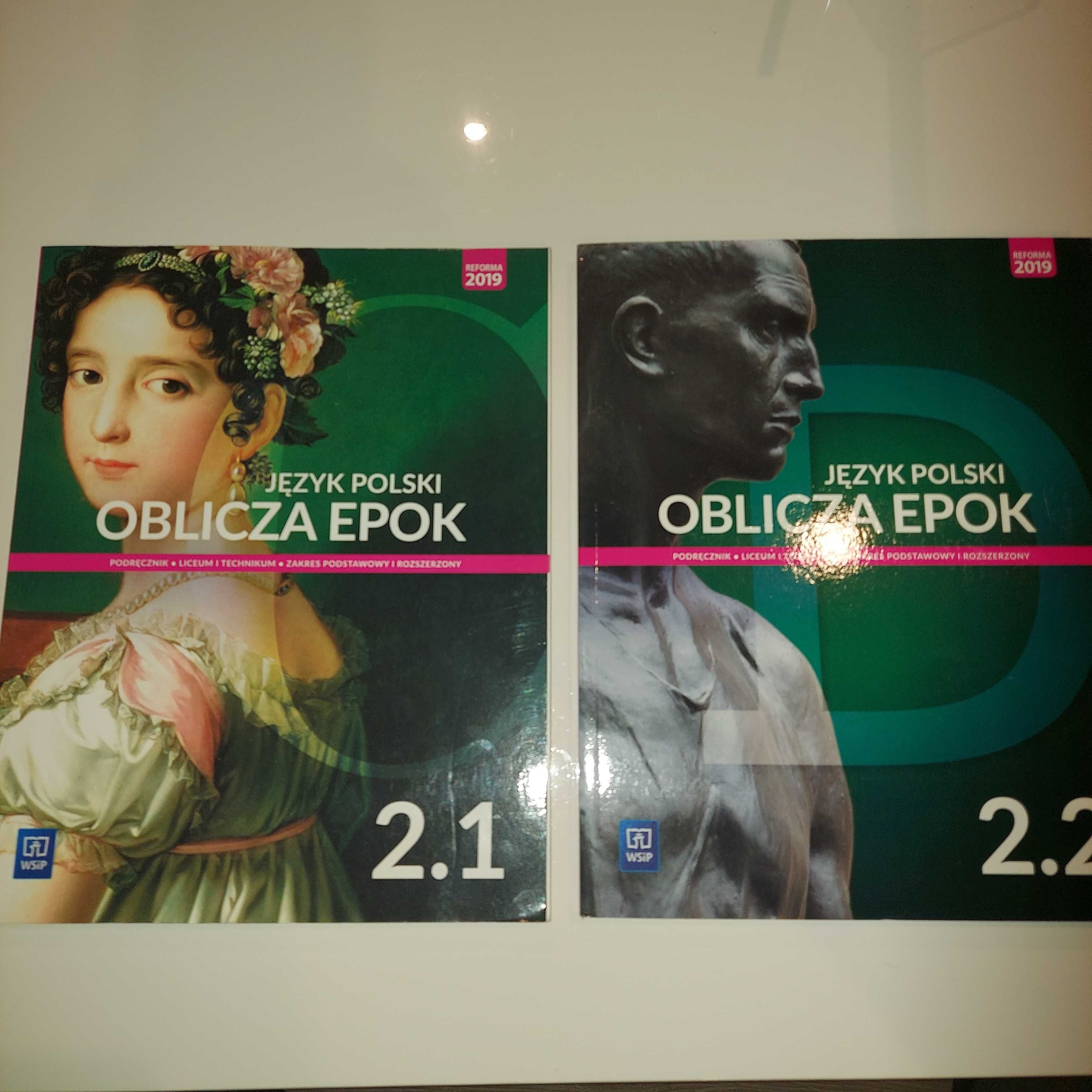 Podręcznik Oblicza Epok 2.1 , 2.2 KOMPLET NOWY