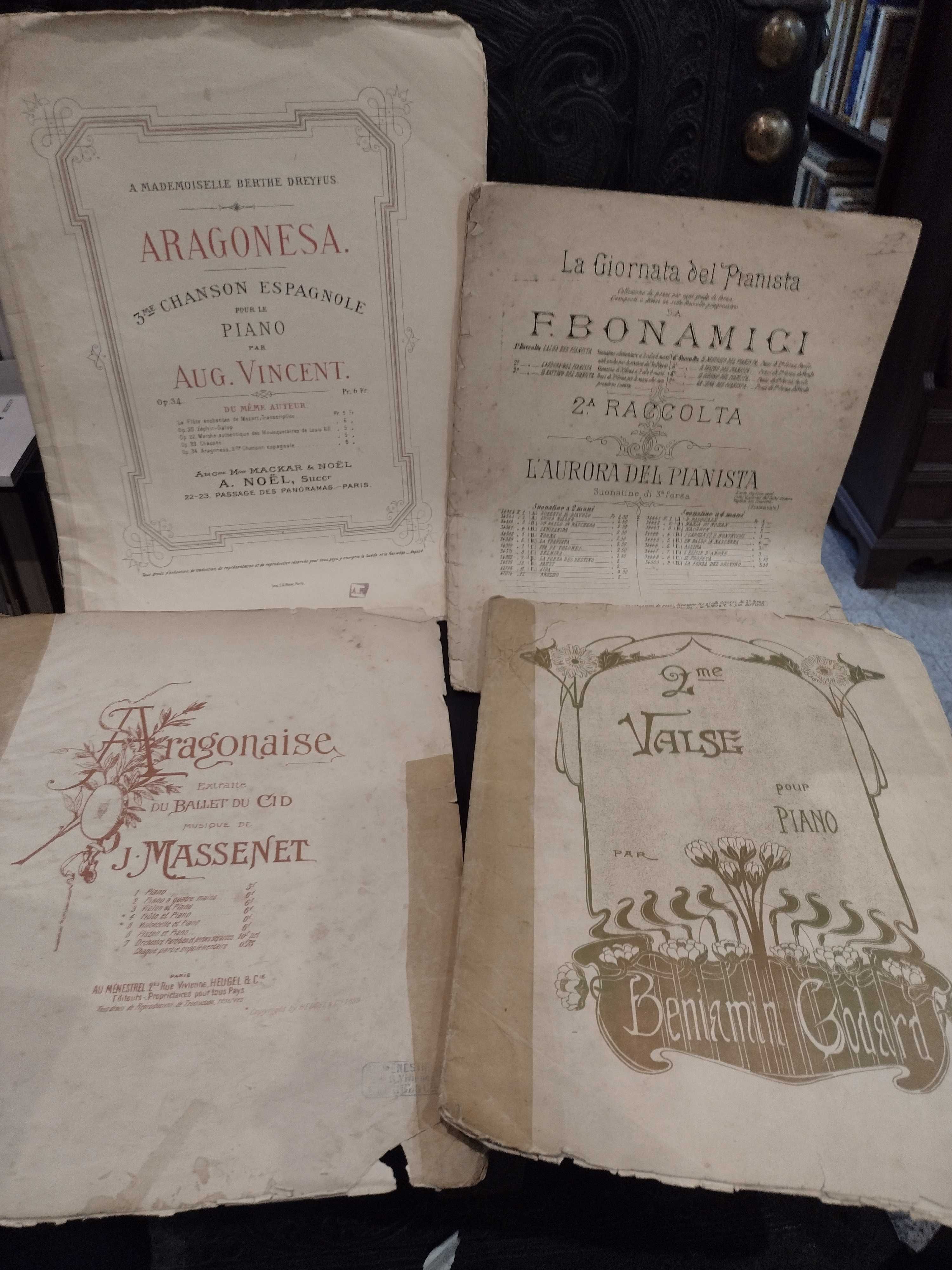 Livros Partituras várias 10 unidades
