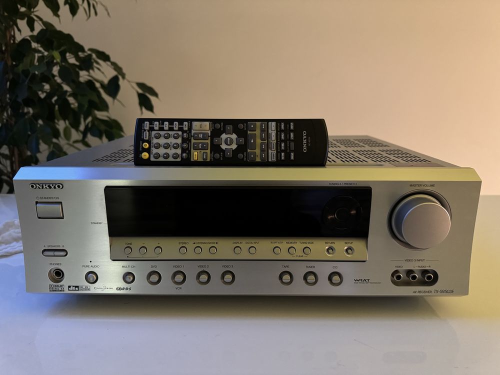 Amplituner 5.1 Onkyo TX-SR503E jak nowy. Pilot