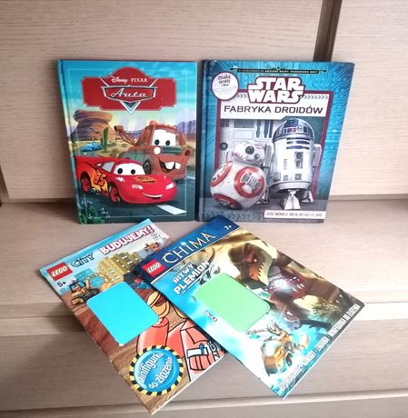 Książki Disney Pixar Auta i Star Wars fabryka droidów gratis