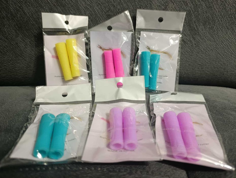 Etui osłona nakładka silikonowa na pęsety nożyczki cążki 12szt