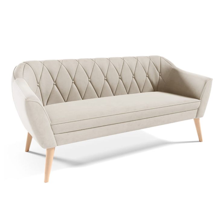 (Jak nowa) Kanapa WENECJA III w stylu skandynawskim Velutto 02