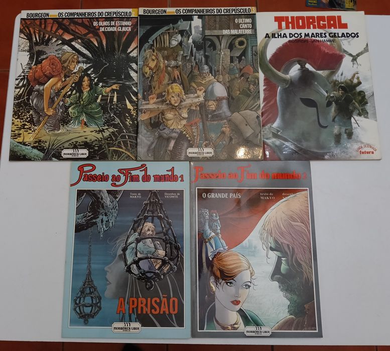 70 Albúns Thorgal, O Escorpião, A Última Profecia, Chninkel, Ramiro,