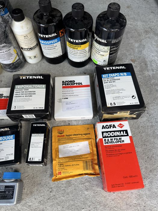 Chemia forograficzna Utrwalacze Kolor Tetenal Agfa Ilford