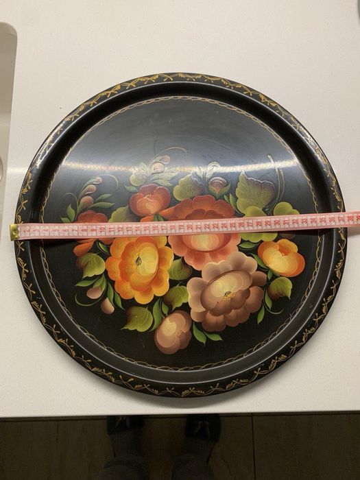 Декоративное блюдо (Рождество, Петриковка)