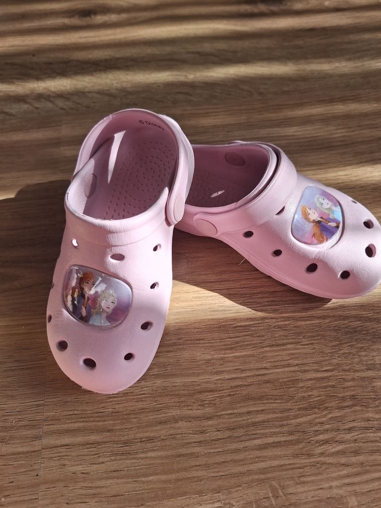 Klapki a la Crocs rozm 24/25 Frozen