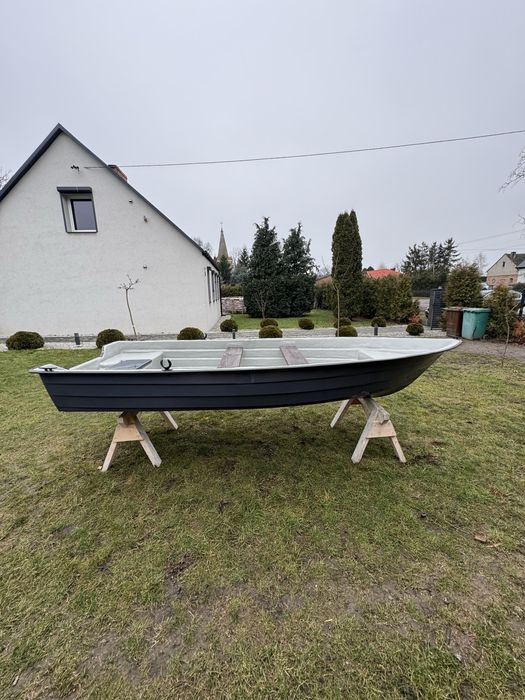 Wiosłowa wędkarska łódka 380cm x150cm 4 osobowa lodka łódź łodzie