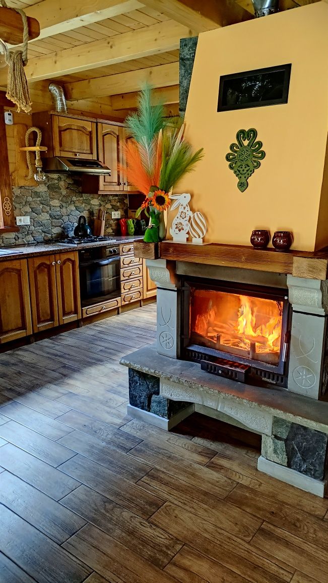 Domki Nad samą rzeką Sauna jacuzzi 8os. noclegi Brenna,Ustroń Beskidy