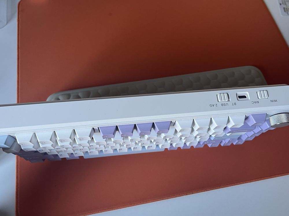 Бездротова клавіатура Ajazz AK820Max (Box switch) Клавиатура Аджазз
