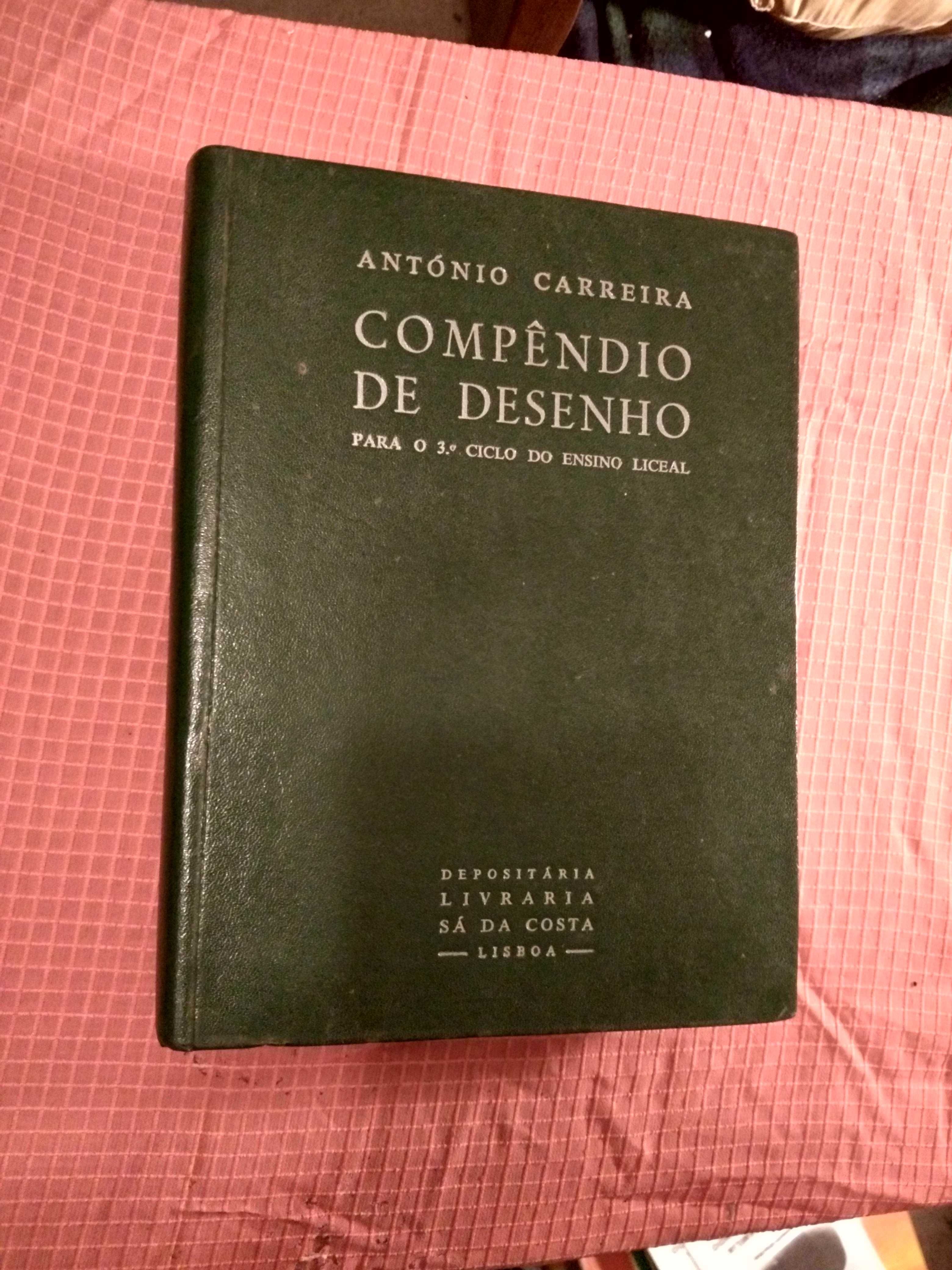 Compêndio de Desenho - António Carreira - Ano de 1960