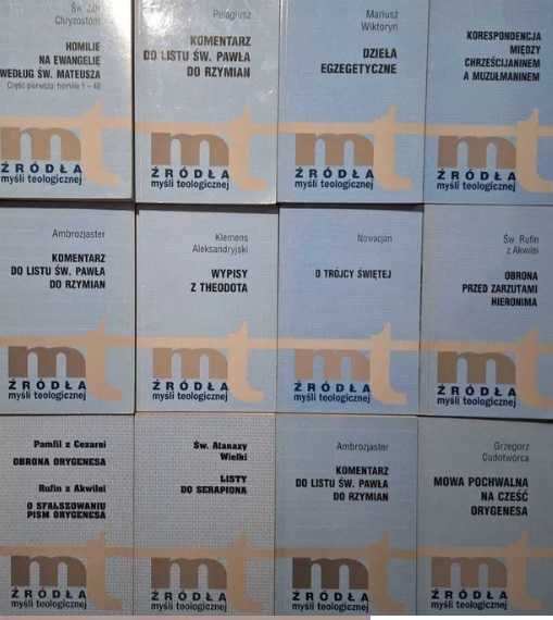 Orygenes, Pelagiusz, Wiktoryn, Jan Chryzostom, Ambrozjaster - dzieła