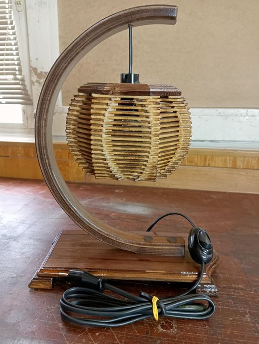 Светильник, изделия из дерева ручной работы