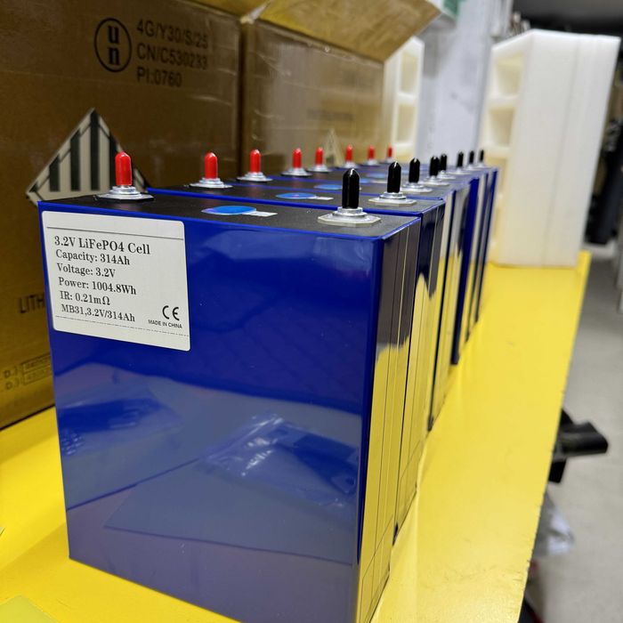 LiFePO4 ячейка 314Ah EVE 3.2V Клас-А 1005Wh літій-залізо-фосфана