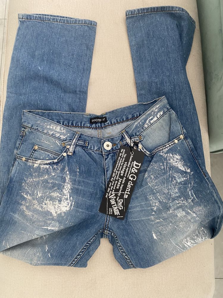 Spodnie jeans vintage dolce  gabbana