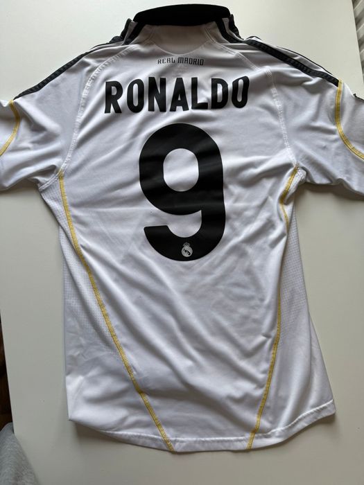 Oryginalna koszulka Realu Madryt z sezonu 09/10 z nadrukiem Ronaldo 9